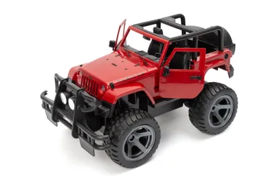 Obrázek produktu pro Siva 1:14 Jeep Wrangler - červený 100% RTR 2.4G licence RC model auta Lehké gumové pneumatiky
