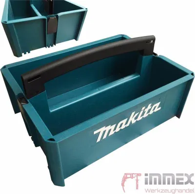 Imagen del producto de Makita P-83836, Caja para herramientas, Azul, 396 mm, 296 mm, 143 mm