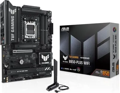 Produktbild von Mainboard ASUS TUF GAMING B850-PLUS WIFI, AMD B850, Sockel AM5, DDR5, Wi-Fi 7