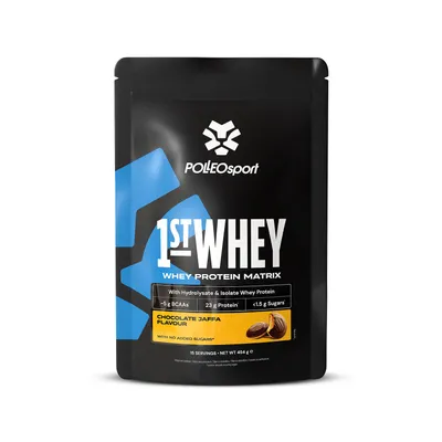 Obrázok produktu pre Polleo Sport 1st Whey, 454 g - Choco Jaffa