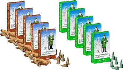 Zdjęcie produktu dla Crottendorfer - Zestaw 10 sztuk - 5 x cynamon, 5 x zapach jodły