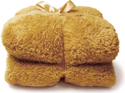 Immagine prodotto di Morbida coperta Teddy miele