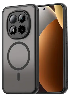 Produktbild von Handyhülle für Xiaomi Redmi Note 15 Pro Plus 5G / POCO M8 Pro 5G, Techsuit HaloFrost II MagSafe, Schwarz