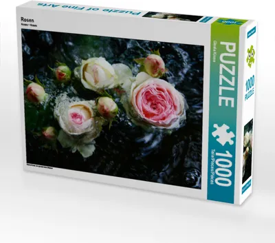 Produktbild von CALVENDO Puzzle Rosen | 1000 Teile Lege-Größe 64x48cm Foto-Puzzle für glückliche Stunden