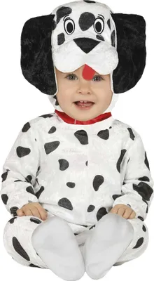 Produktbild von Fiestas Guirca - Dalmatiner-Kostüm für Baby Set FG723 (86) (Weiß/Schwarz)