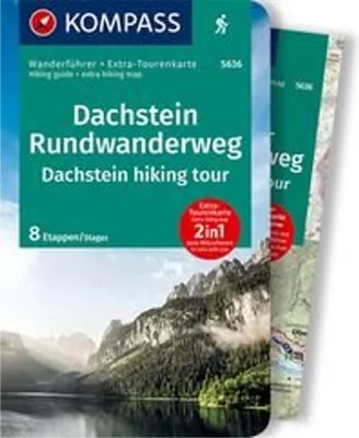 Obrázek produktu pro KOMPASS Wanderführer Dachstein-Rundwanderweg, 8 Etappen