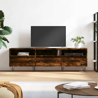Produktbild von Möbel TV-Schrank Räuchereiche 150x30x44,5 cm Holzwerkstoff - TV-Schränke 831281