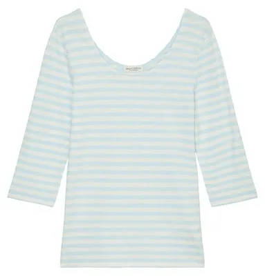 Produktbild von T-shirt, 3 4 sleeve, ballerina, str C12 multi/ pastel sky Größe S