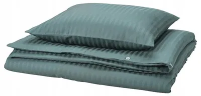 Produktbild von IKEA NATTJASMIN Bettwäsche-Set Satin Blau-Grün 150x200 cm
