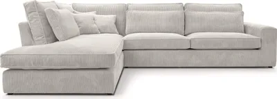 Produktbild von FEDVE Sofa Big Sofa Ecksofa Monica L- Form Funktionssofa Wohnlandschaft Design Couch Links