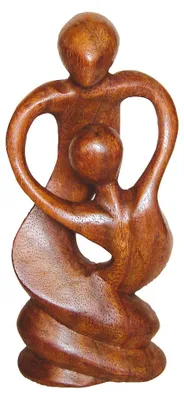 Produktbild von Tantrische Skulptur "Swing" Holz braun 20cm