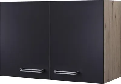 Obrázok produktu pre Kuchynská skrinka horná s dvierkami Flex Well Santo šírka 80 cm antracit
