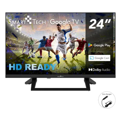 Produktbild von Smart Tech 24HG01VC, 24 Zoll (60 cm) HD LED Smart Google Television, YouTube, Netflix, Prime Video, Disney+