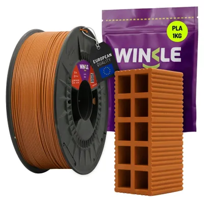 Produktbild von WINKLE PLA HD Texture Filament Ziegel 1.75mm 1kg, 3D-Drucker Filament