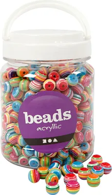 Produktbild von Creativ Company Perlen Set - Multi Mix Kunststoffperlen 460 Stück