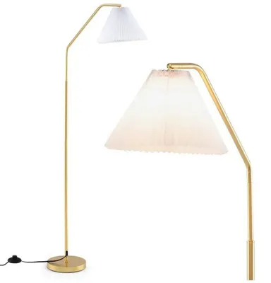 Obrázek produktu pro Stojací lampa s paticí E27 a nastavitelnou hlavou EU10166DE, 168 cm, zlatá