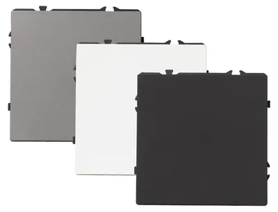 Produktbild von Blindabdeckung Luxe 990 Weiß zum Verschließen ungenutzter Aussparungen, 7.3x4x7.3 cm