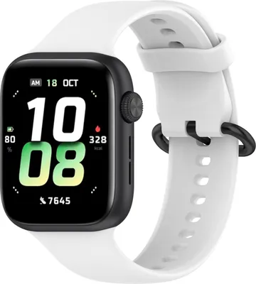 Obrázek produktu pro Pro Honor Watch 5 Jednobarevná designová spona Měkký silikonový náhradní řemínek White