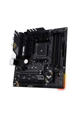 Zdjęcie produktu dla ASUS TUF GAMING B550M PLUS (WI-FI), AMD, Socket AM4, AMD Ryzen 3000 Series, DDR4-SDRAM, 128 GB, DIMM