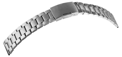 Produktbild von Steinmeister Uni ErsatzArmband MB0016 Ersatzarmband aus Edelstahl- Silber - Faltschließe - 18 - 24 mm Stegbreite