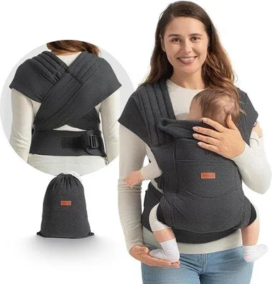 Immagine prodotto di Marsupio - per neonati - nascita - fascia porta-bambino - elastica - comoda - pratica