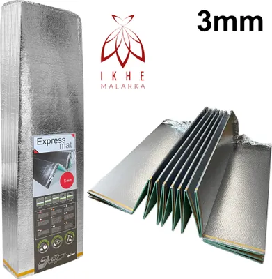 Immagine prodotto di sottofondo per solaio 12m² XPS con pellicola in PET - isolamento acustico isolamento termico isolamento acustico di impatto 3mm