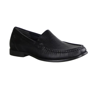 Produktbild von Sioux Edvigo Herren Slipper, Schwarz, Leder, NEU, Mokassin - Herrenschuhe Slipper, Schwarz, leder
