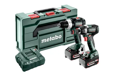 Produktbild von Metabo Akku Combo Set 2.8.8 18V, SB 18 LT BL + SSD 18 LT 200 BL, metaBOX 145 L