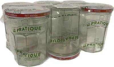 Image de Lot de 6 confituriers 324 ml couvercledécore LE PRATQUE diam. 82mm