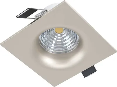 Produktbild von EGLO Saliceto, Einbaustrahler, Nicht austauschbare(s) Leuchtmittel, 1 Glühbirne(n), LED, 4000 K, Satinierter Stahl