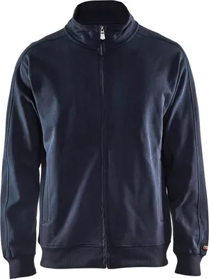 Produktbild von Blakläder Sweatshirt mit Reißverschluss 3349 1048 in div. Farben, Farbe:marineblau, Größe:4XL