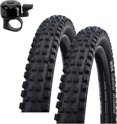 Immagine prodotto di 2 pneumatici per bicicletta Schwalbe Magic Mary Performance Addix neri 62-622 (29 x 2,40) con campanello incluso
