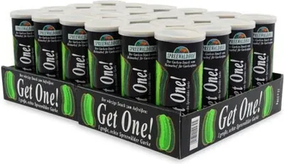 Produktbild von Gurken Snack Get One - Die Gewürzgurke aus der Dose (24 x 1 Gurke / 100 g)