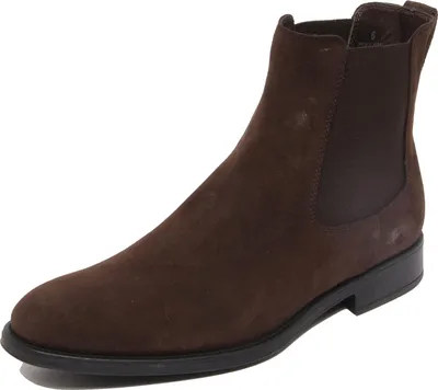 Produktbild von G2014 polacchino uomo TOD'S braun Stiefelette Wildleder Stiefel Schuh Mann