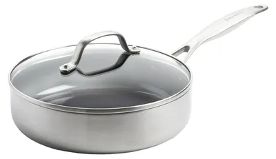 Obrázek produktu pro GreenPan Geneva, 2,65 l, Kulatý, Stříbrná, Sklo, Nerezová ocel, Stříbrná, Nerezová ocel