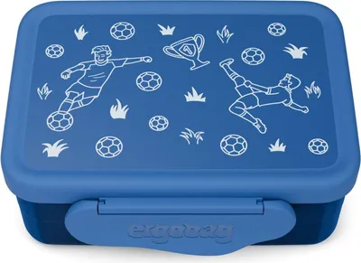 Produktbild von Ergobag Fußball Edelstahl Brotdose