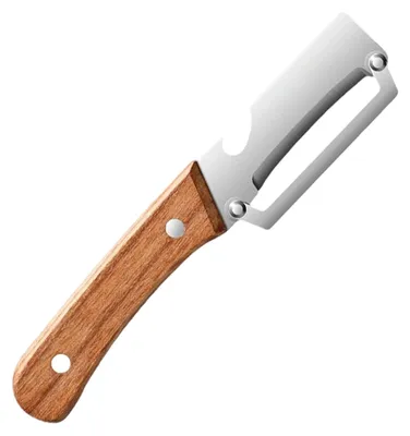 Produktbild von Gemüseschäler mit ergonomischem Griff, Flaschenöffner, Schäler für Gemüse, Obst, Karotten, Orangen und Kartoffeln, Küchenhelfer