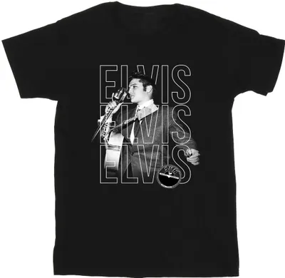 Produktbild von Elvis - T-Shirt für Herren BI44579 (S) (Schwarz)