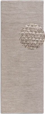 Produktbild von Elle Decoration Delhi Wollteppich Pradesh Linen Weiß