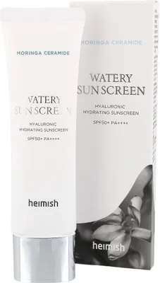 Zdjęcie produktu dla HEIMISH Moringa Ceramide Hyaluronic Acid Hydrating Watery Sunscreen 50 ml - Krem nawilżający z filtrem przeciwsłonecznym