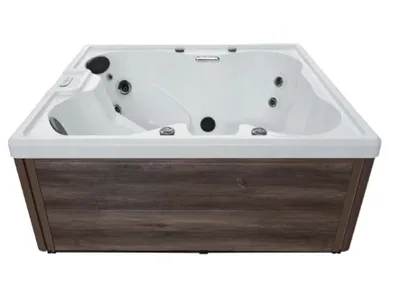 Produktbild von Outdoorwhirlpool Palermo WHITE MARBLE inkl. Abdeckung 180x160x76 cm