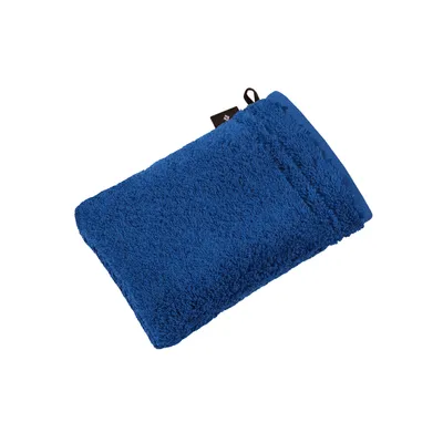 Produktbild von Vossen 116048 | Vienna Style Supersoft Waschhandschuh / 22 x 16 cm - Farbe: Deepblue - Größe: 22 x 16 cm