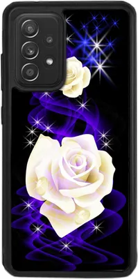Produktbild von TPU Silikon Hülle für Samsung Galaxy A53 5G Handy Cover Case Schutzhülle Handyhülle Bumper MOTIV 298 Rosen Weiß