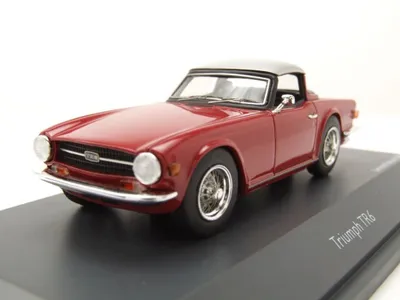 Produktbild von Schuco 1:43 Triumph TR6 weinrot 450912900