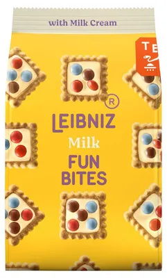 Image de Biscuits Leibniz Fun Bites au lait 100 g
