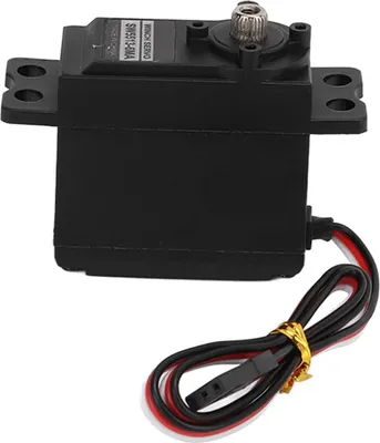 Zdjęcie produktu dla Serwo silnika Czarne metalowe koła zębate Wciągarka żaglowa ze stopu Anolog Servos dla RC Statek Maszyna linowa