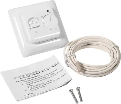Obrázek produktu pro Termostat vytápění, termostat, podlahové vytápění, mechanické ruční čidlo pro systémy, elektrické prvky