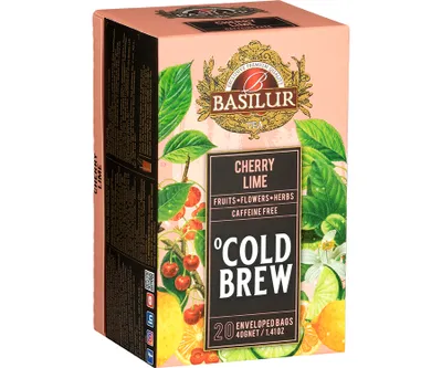 Produktbild von Basilur-COLD BREW - CHERRY LIME Beutel - 20 x 2 g