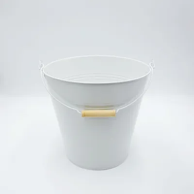 Produktbild von Große Zink-Eimer Ø 29 cm für Pflanzen und Dekoration