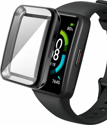 Produktbild von Strap-it Honor Band 6 TPU-Schutzhülle (Schwarz)